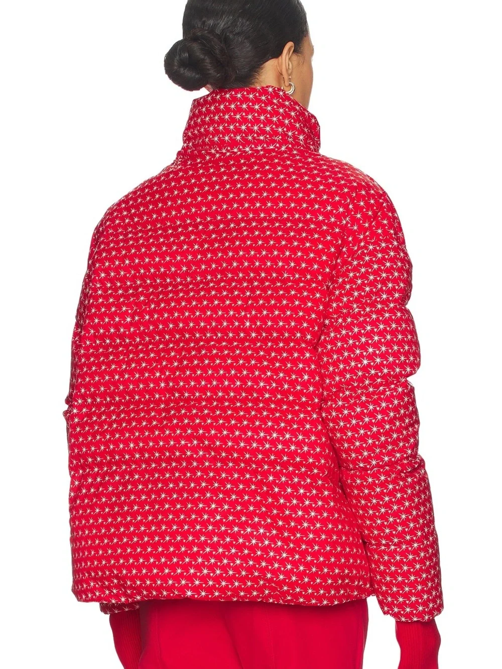 NWT $600 My Sunday Ski Womens Apricity Oversized Ski Jacket Medium Red White